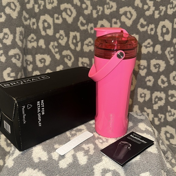 BrüMate MultiShaker 26oz Tumbler in Neon Pink 😍 New 🆕 & Never Used - Picture 17 of 17